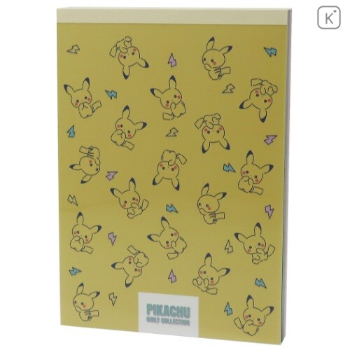 Japan Pokemon A6 Notepad - Pikachu - 1