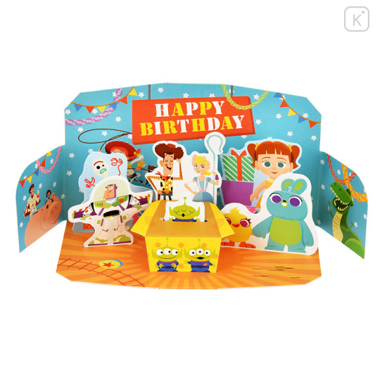 Japan Disney Store 3D Birthday Card - Toy Story Characters - 1