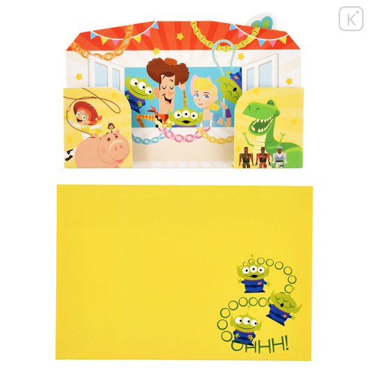 Japan Disney Store 3D Birthday Card - Toy Story Characters - 3