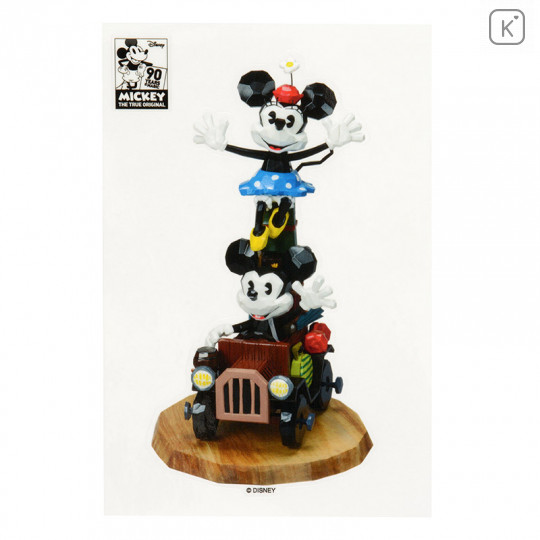Japan Disney Store Kenzi Murabayashi 90th Anniversary Sticker - Mickey Mouse & Minnie Mouse - 1