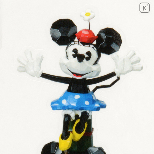 Japan Disney Store Kenzi Murabayashi 90th Anniversary Sticker - Mickey Mouse & Minnie Mouse - 2
