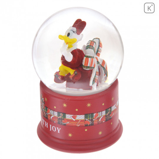 Japan Disney Store Christmas Snow Globe - Daisy Duck - 3