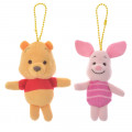 Japan Disney Store Plush Keychain - Winnie the Pooh & Piglet - 4