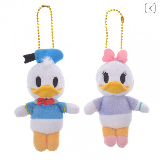 Japan Disney Store Plush Keychain - Donald & Daisy - 4