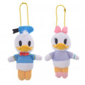 Japan Disney Store Plush Keychain - Donald & Daisy - 4
