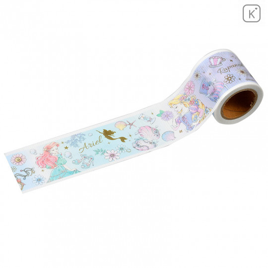 Japan Disney Store Washi Paper Masking Tape - Princess Ariel Alice Rapunzel - 1