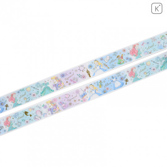 Japan Disney Store Washi Paper Masking Tape - Princess Ariel Alice Rapunzel - 3