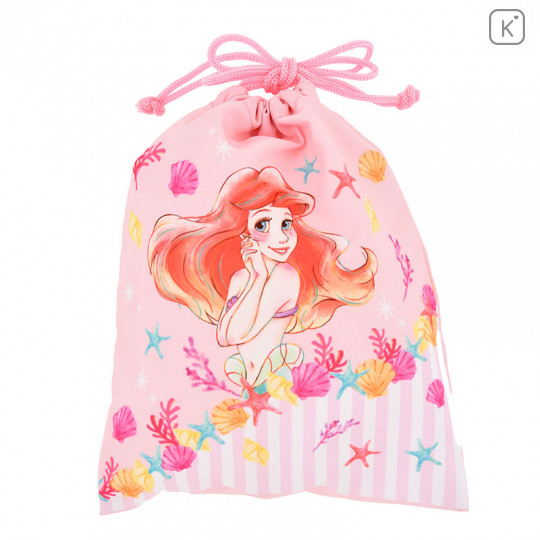 Japan Disney Store Drawstring Pouch Set - Princess Ariel & Rapunzel - 4