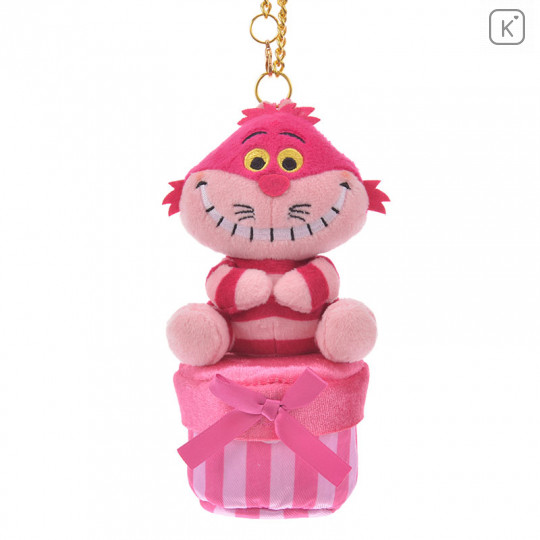 Japan Disney Store Plush Keychain - Cheshire Cat & Secret Box - 1