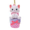 Japan Disney Store Plush Keychain - Marie Cat & Secret Box - 1
