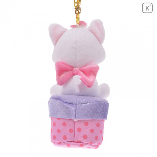 Japan Disney Store Plush Keychain - Marie Cat & Secret Box - 3