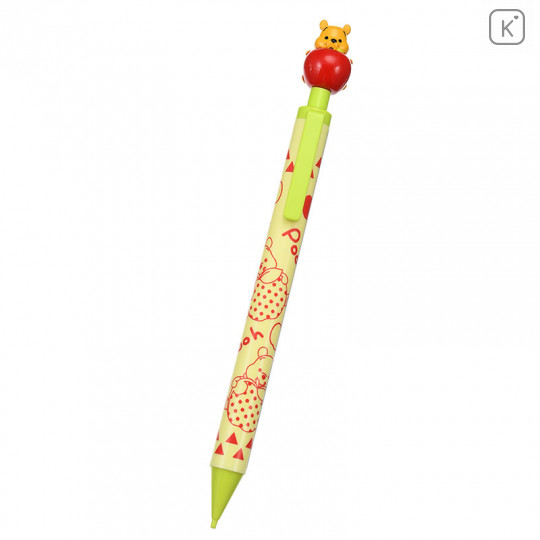 Japan Disney Store Mechanical Pencil - Winnie the Pooh & Apple - 1