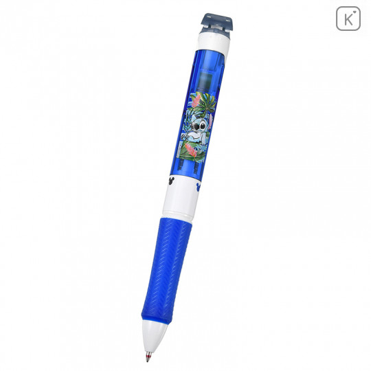 Japan Disney Store 3 Color Ballpoint Pen & Correction Tape - Stitch - 1