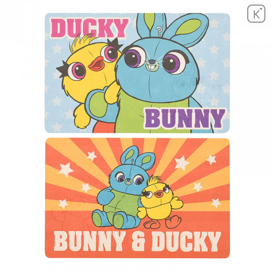 Japan Disney Store Memo Pad with Cassette Tape - Toy Story 4 Bunny & Ducky - 5