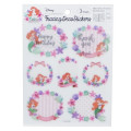 Japan Disney Tracing Deco Stickers - Princess Ariel & Flower - 1