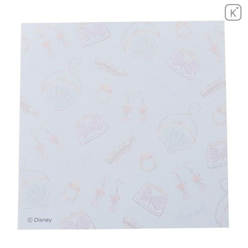 Japan Disney Sticky Notes - Princess Little Mermaid Ariel Watercolor - 3