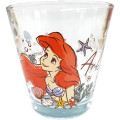 Japan Disney Princess Glass Tumbler - Little Mermaid Ariel - 1