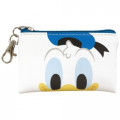 Japan Disney Flat Mini Pouch - Donald Duck Faces - 1