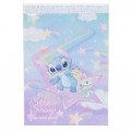 Japan Disney Mini Notepad - Stitch & Stars - 1
