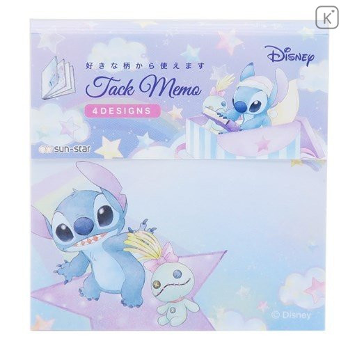 Japan Disney Sticky Notes - Stitch & Stars - 1