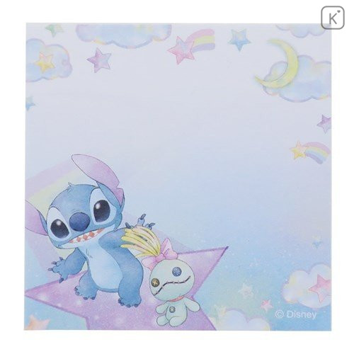 Japan Disney Sticky Notes - Stitch & Stars - 2