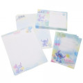 Japan Disney Letter Envelope Set - Stitch Watercolor - 1