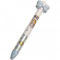 Japan Disney Two Color Mimi Pen - Alice in Wonderland & Ribbon