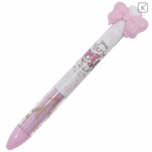 Japan Disney Two Color Mimi Pen - Marie Cat & Ribbon ver2 - 1