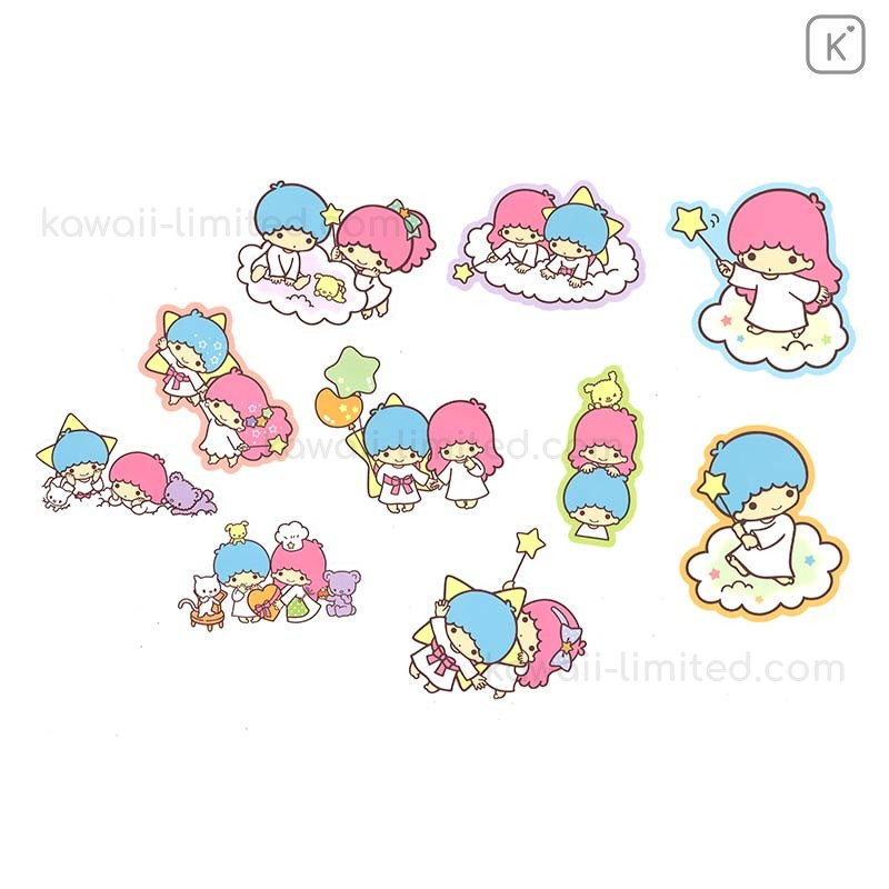 Sanrio Little Twin Stars Stickers Birthday & Music Edition