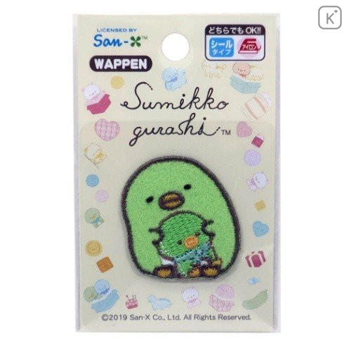 Japan Sumikko Gurashi Embroidery Iron-on Applique Patch - Penguin? & Penguin? - 1