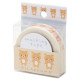 Japan San-X Washi Masking Tape - Rilakkuma White