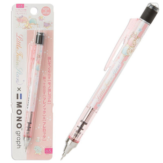 Japan Sanrio TOMBOW MONO graph Auto Lead Rotation 0.5mm Mechanical