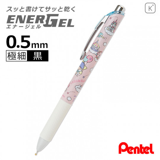 Japan Sanrio EnerGel Gel Pen - Little Twin Stars - 1