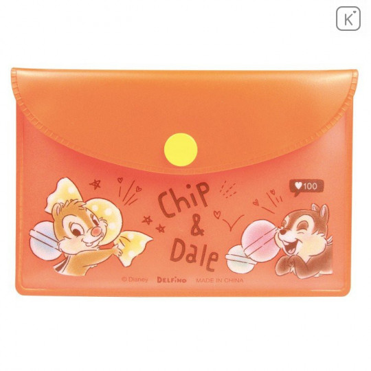 Japan Disney Sticky Notes & Folder Set - Chip & Dale - 1
