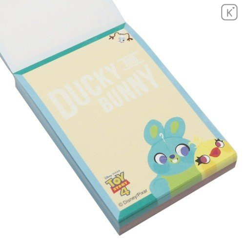 Japan Disney Mini Notepad - Toy Story Ducky & Bunny - 2