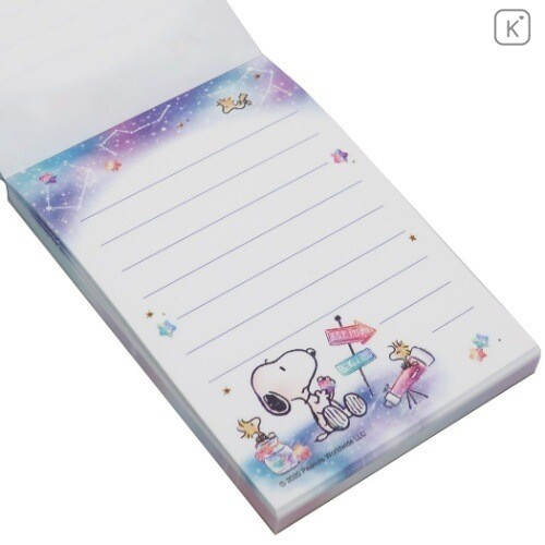 Japan Snoopy Mini Notepad - Dream - 2