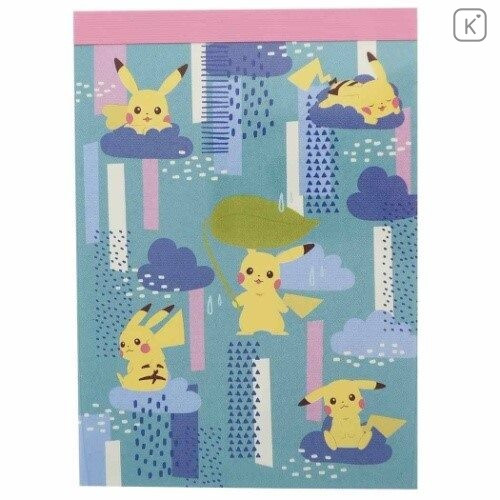 Japan Pokemon Mini Notepad - Pikachu Days - 1
