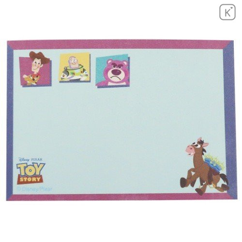 Japan Disney Mini Notepad - Toy Story Lotso Bear - 3