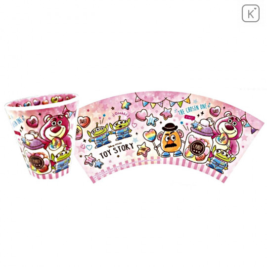 Japan Disney Acrylic Tumbler - Toy Story Lotso Bear & Candy - 3