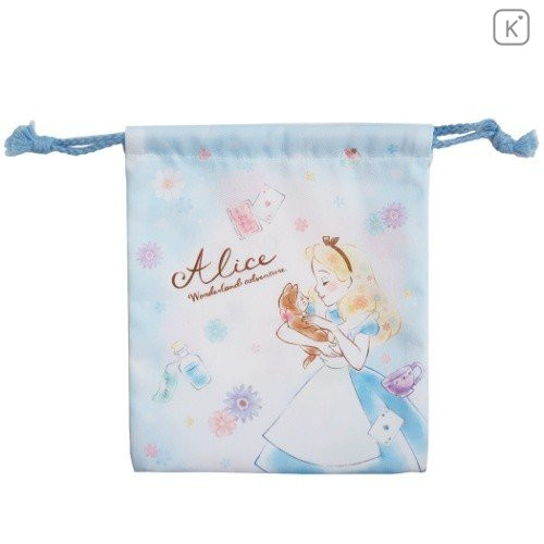 Japan Disney Drawstring Bag - Alice in the Wonderland - 1