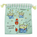Japan Disney Drawstring Bag - Toy Story Alien Little Green Men - 1