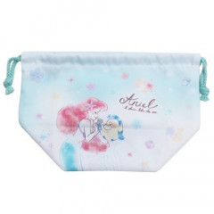 Japan Disney Drawstring Bag - Little Mermaid Ariel