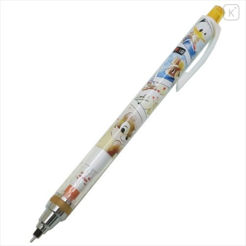 Japan Disney Kuru Toga Mechanical Pencil - Donald & Chip & Dale - 2