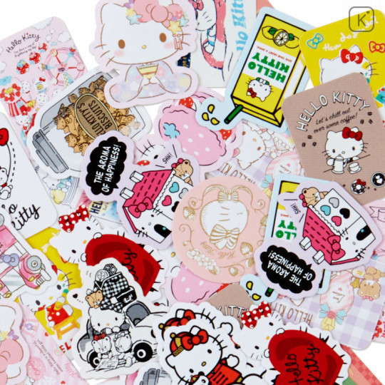Japan Sanrio Sticker with Case - Hello Kitty - 4