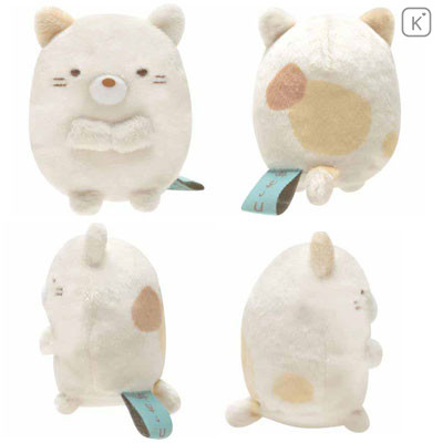 Japan San-X Sumikko Gurashi Tenori Plush (SS) - Neko / Calico Cat
