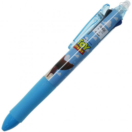 Japan Disney FriXion Erasable 3 Color Multi Gel Pen - Toy Story 4 Woody - 3