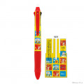 Japan Disney FriXion Erasable 3 Color Multi Gel Pen - Toy Story Woody & Buzz - 1
