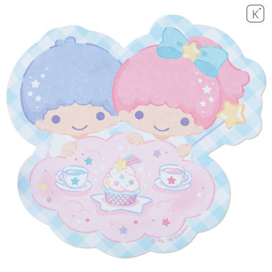 Japan Sanrio Memo Pad with Cup Case - Little Twin Stars - 4