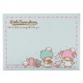 Japan Sanrio Memo Pad with Card Case - Little Twin Stars - 3