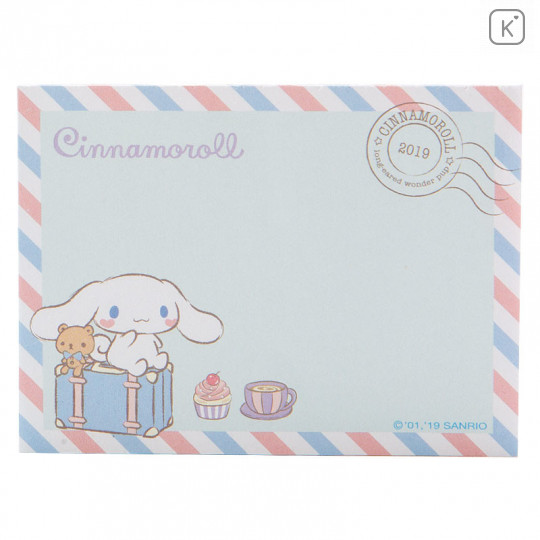 Japan Sanrio Memo Pad with Card Case - Cinnamoroll - 3